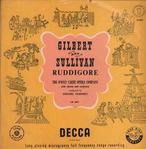 Gilbert And Sullivan-Ruddigore-Decca-Vinyl LP