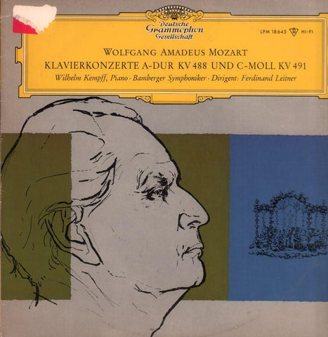 Mozart-Klavierkonzerte A Dur 488-Deutsche Grammphon-Vinyl LP
