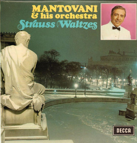Mantovani-Strauss Waltzes-Decca-Vinyl LP