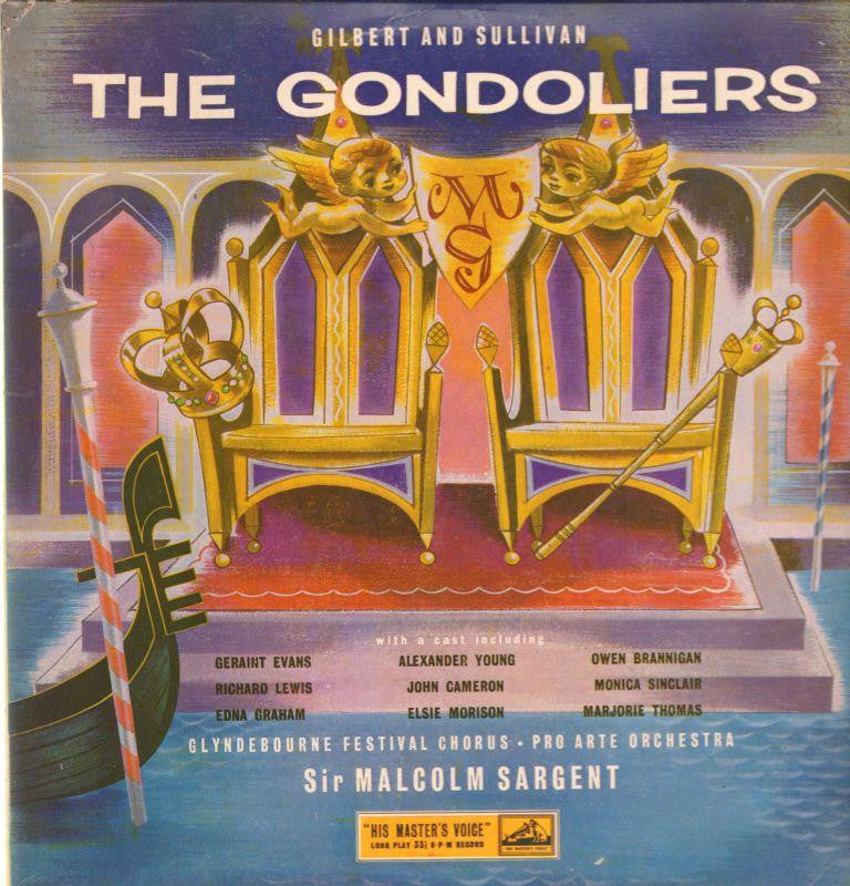 Gilbert And Sullivan-The Gondoliers-HMV-Vinyl LP