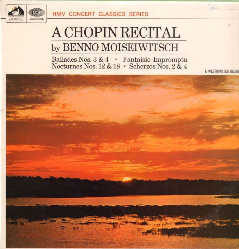 Benno Moiseiwitsch-A Chopin Recital-HMV-Vinyl LP