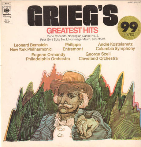 Grieg-Greatest Hits-CBS-Vinyl LP