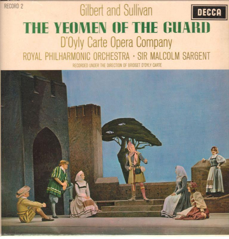 Gilbert And Sullivan-The Yeomen Of The Guard Record 2-Decca-Vinyl LP