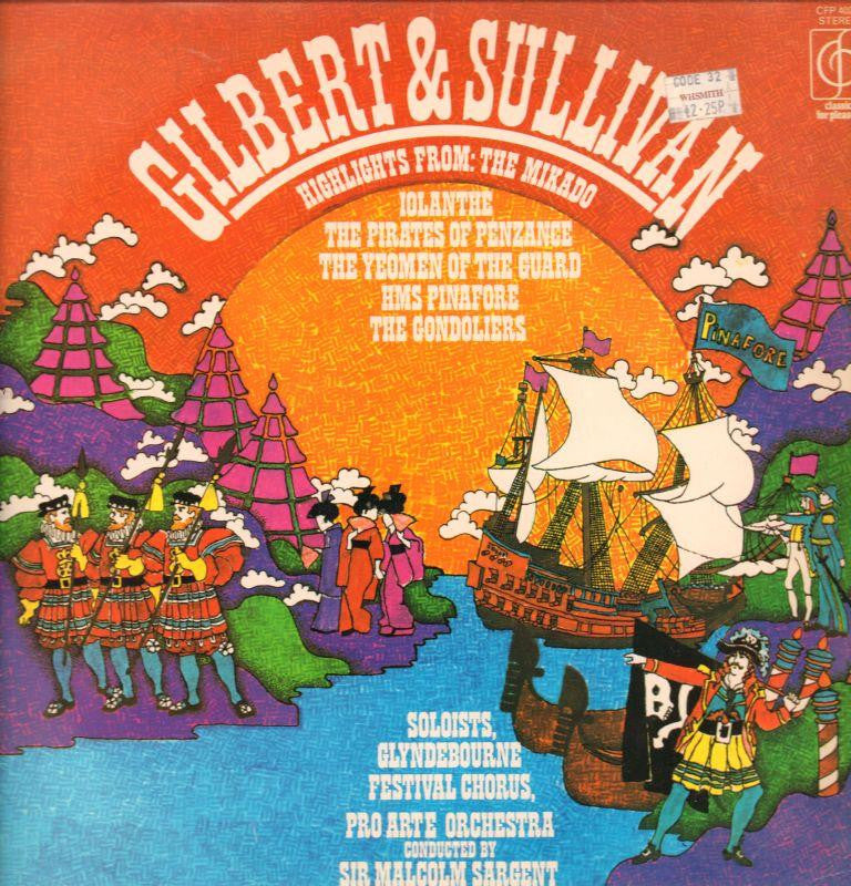 Gilbert And Sullivan-Highlights-CFP-Vinyl LP