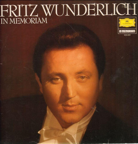 Fritz Wunderlich-In Memoriam-Deutsche Grammophon-Vinyl LP