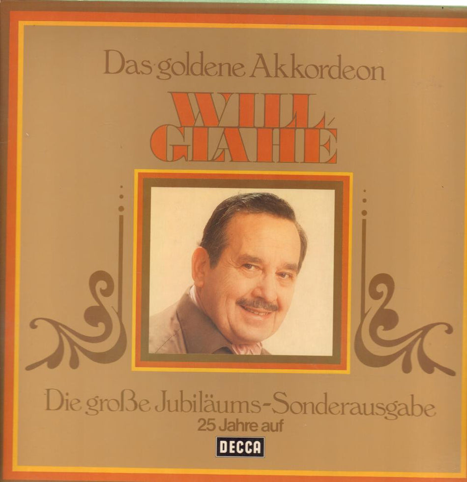 Will Ghale-Das Goldene Akkordeon-Decca-Vinyl LP Gatefold