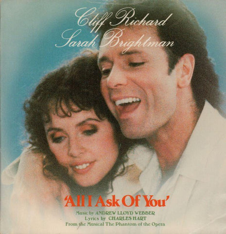 Cliff Richard & Sarah Brightman-All I Ask Of You-Polydor-7" Vinyl P/S