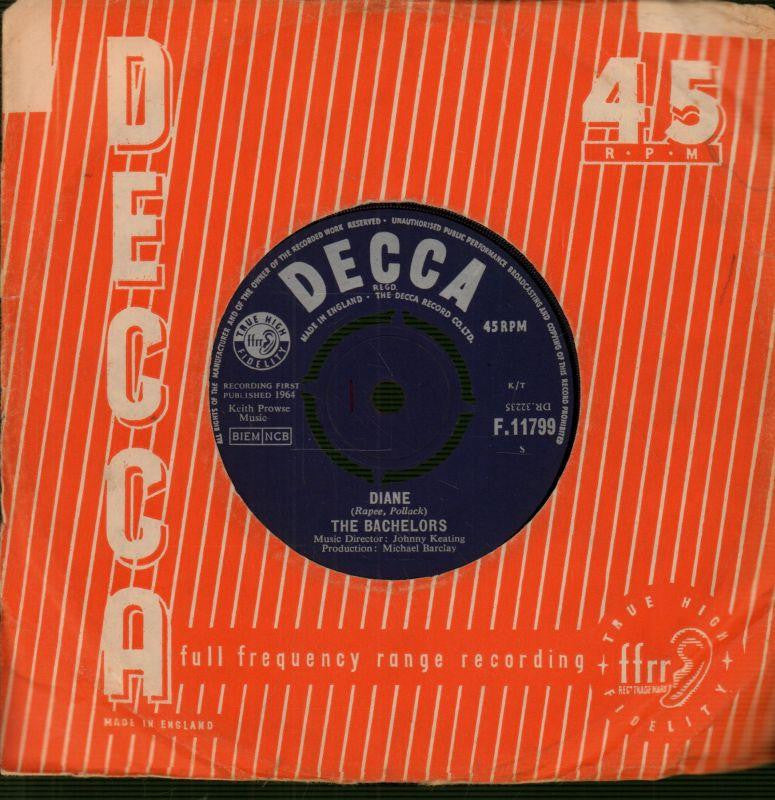 The Bachelors-Diane / The Stars Will Remember-7" Vinyl
