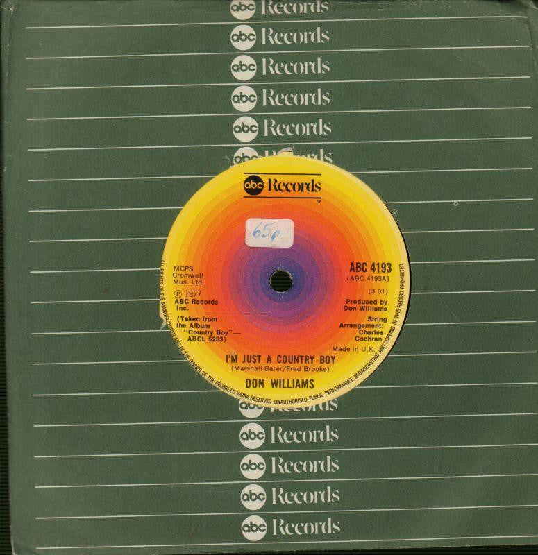 Don Williams-I'm Just A Country Boy-7" Vinyl