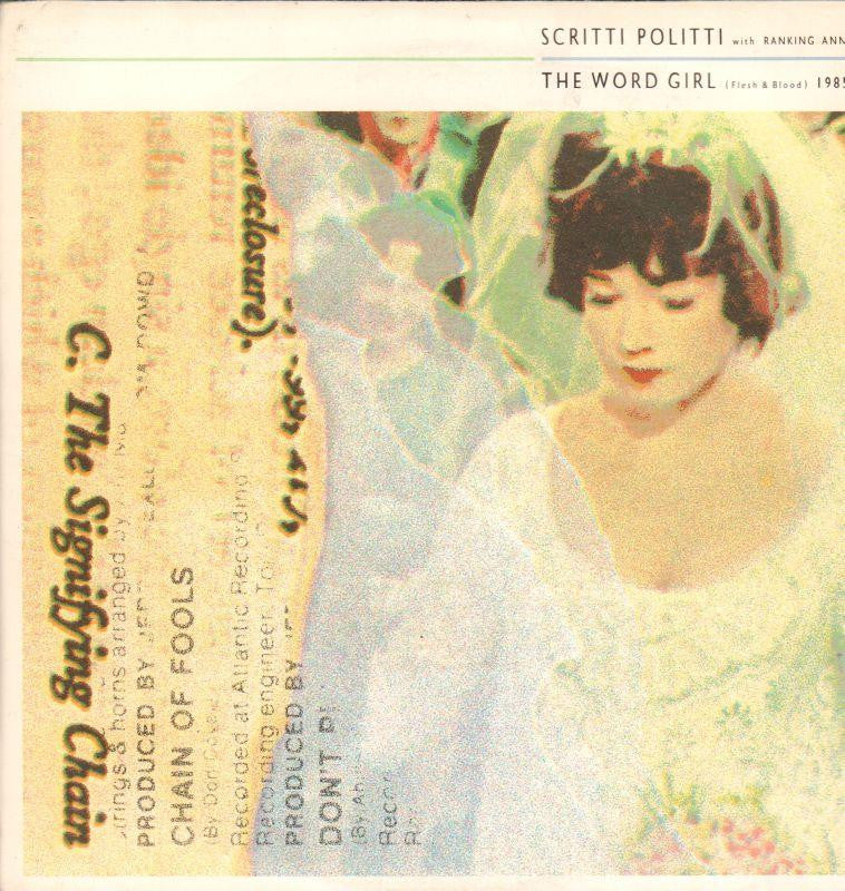 Scritti Politti-The Word Girl-Virgin-7" Vinyl P/S