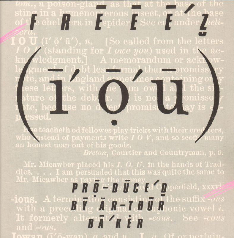 Freeez-IOU-Beggars-7" Vinyl P/S