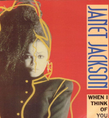 Janet Jackson-When I Think Of You-A&M-7" Vinyl P/S