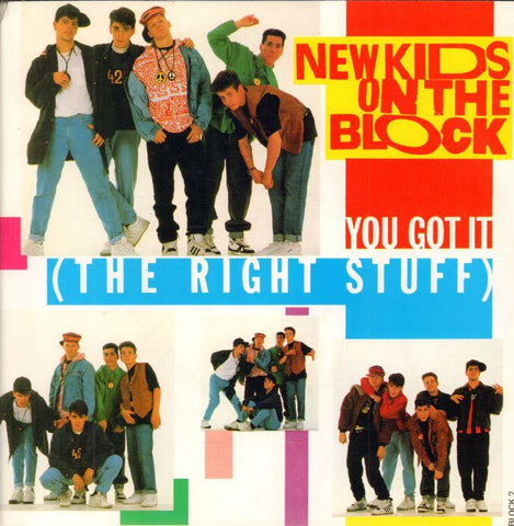 New Kids On The Block-You Got It-CBS-7" Vinyl P/S