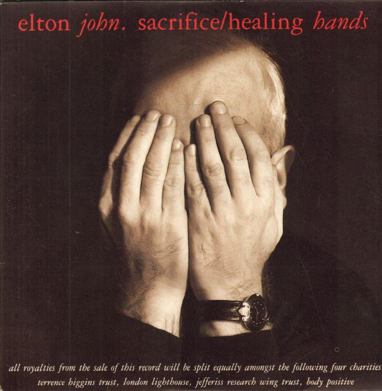 Elton John-Sacrifice-Rocket record-7" Vinyl P/S