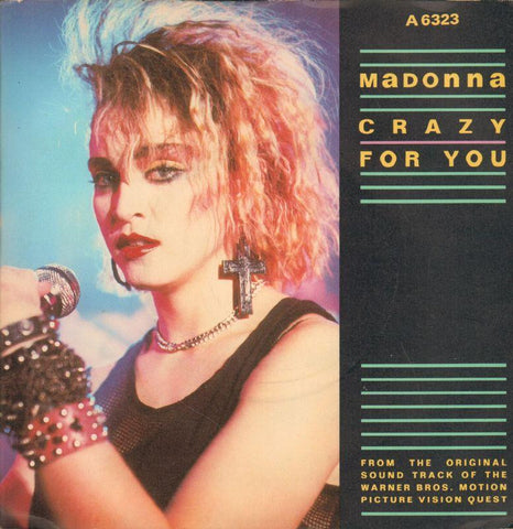 Madonna-Crazy For You-Geffen-7" Vinyl P/S