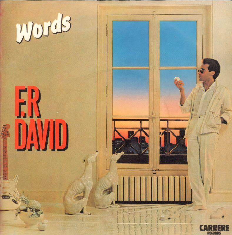 F.R David-Words-Carrere-7" Vinyl P/S