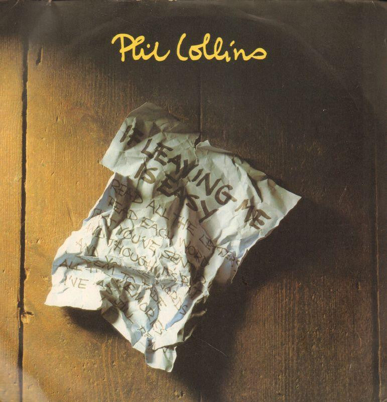 Phil Collins-If Leaving Me Is Easy-Virgin-7" Vinyl P/S