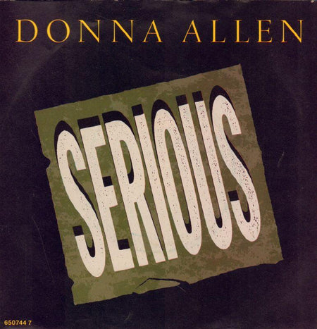 Donna Allen-Serious-Portrait-7" Vinyl P/S