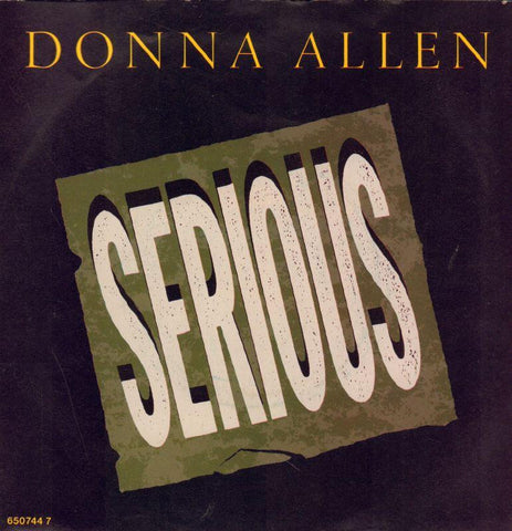Donna Allen-Serious-Portrait-7" Vinyl P/S