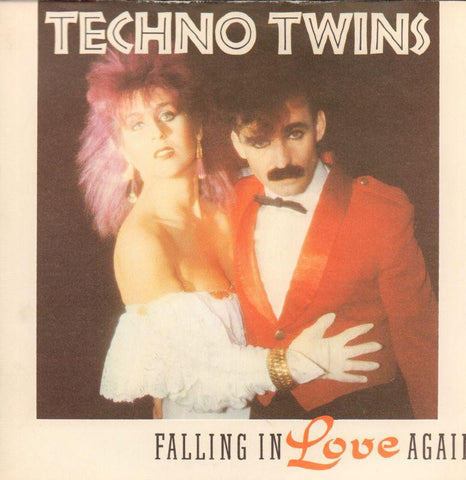 Techno Twins-Falling In Love Again-PRT-7" Vinyl P/S
