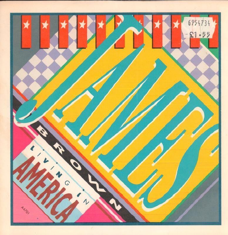 James Brown-Living In America-Scotti Bros-7" Vinyl P/S