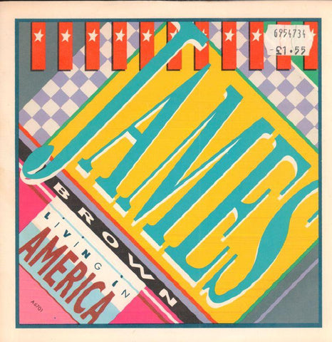 James Brown-Living In America-Scotti Bros-7" Vinyl P/S