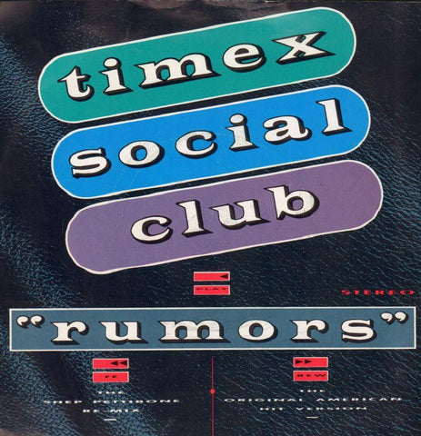 Timex Social Club-Rumore-Cool tempo-7" Vinyl P/S