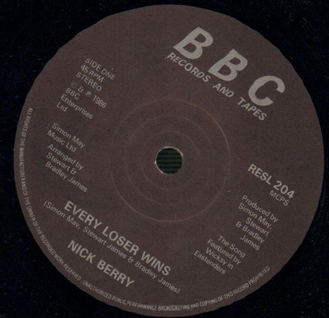 Nick Berry-Every Loser Wins-BBC-7" Vinyl