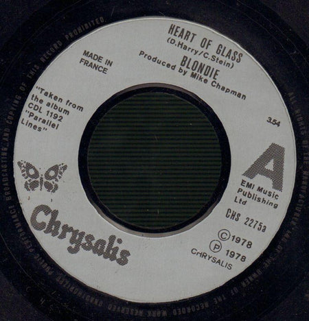 Blondie-Heart Of Glass-Chrysalis-7" Vinyl