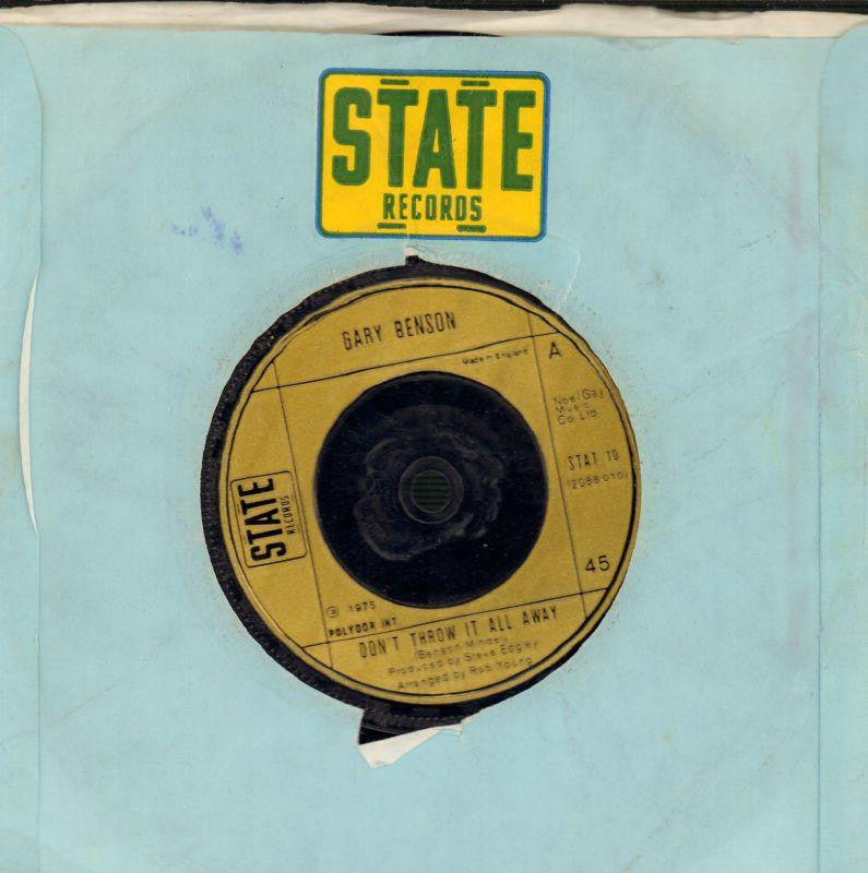 Gary Benson-Don't Throw It All Away-STATE-7" Vinyl