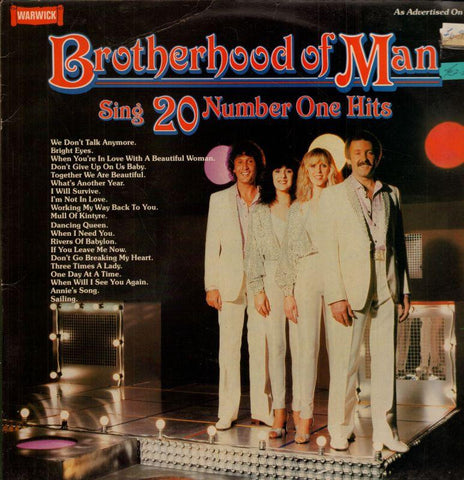 Brotherhood of Man-Sing 20 Number One Hits-Warwick-Vinyl LP
