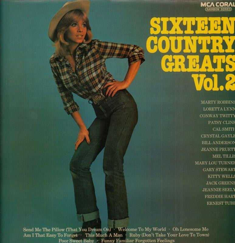 Various Country-Sixteen Country Greats Vol.2-MCA-Vinyl LP