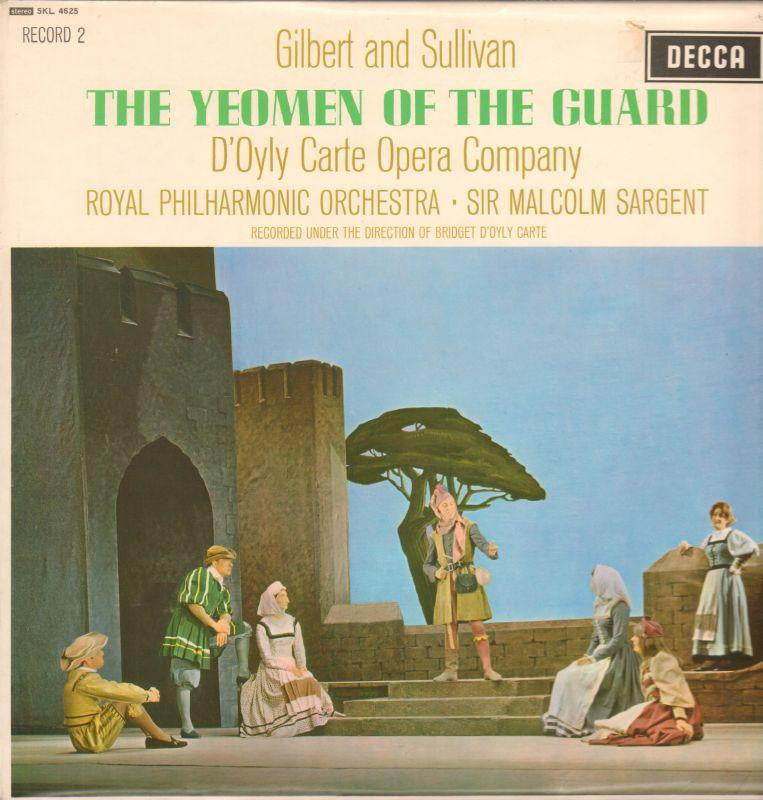 Gilbert And Sullivan-The Yeoman Of the Guard Record 2-Decca-Vinyl LP