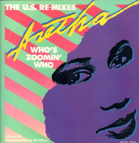Aretha Franklin-Who's Zoomin' Who-Arista-12" Vinyl P/S
