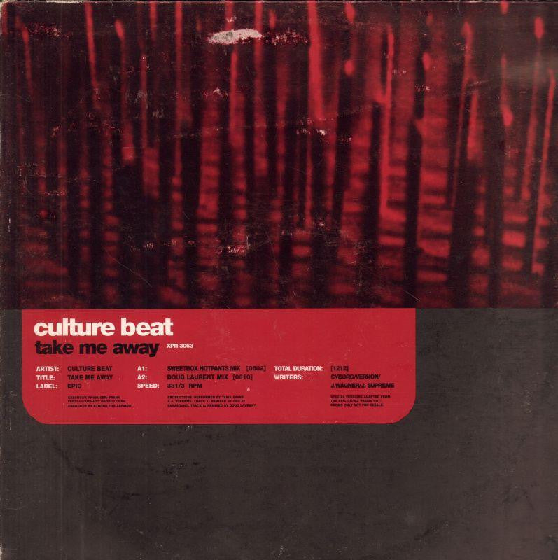 Culture Beat-Take Me Away-Epic-12" Vinyl P/S