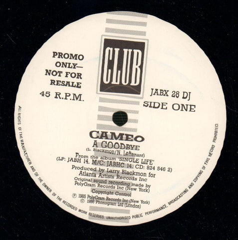 Cameo-Goodbye-Club-12" Vinyl