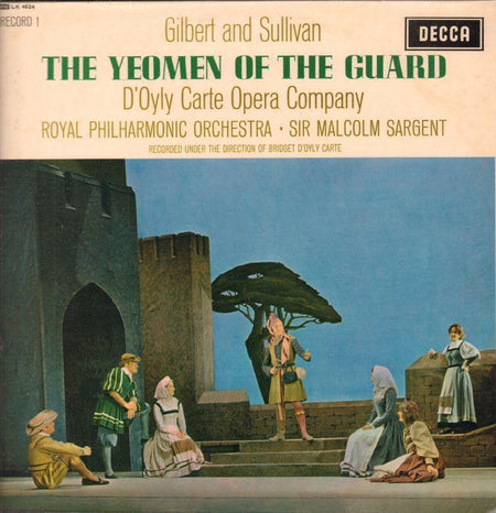 Gilbert And Sullivan-The Yeoman Of The Guard Record 1-Decca-Vinyl LP