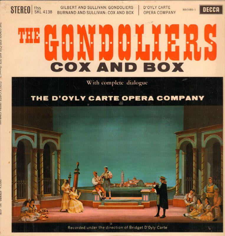 Gilbert And Sullivan-The Gondoliers-Decca-Vinyl LP