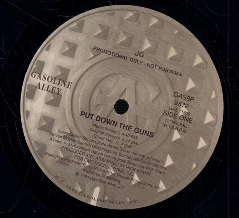 JG-Put Down The Guns-Gasolina Alley-12" Vinyl