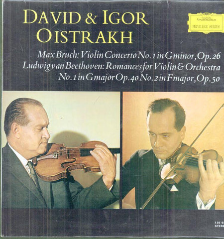 David & Igor Oistrakh-Bruch Violin Concerto-Deutsche Grammophon-Vinyl LP