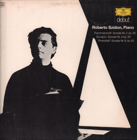Racmaninoff-Sonate Nr.2 Szidon-Deutsche Grammophon-Vinyl LP