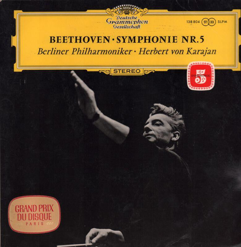 Beethoven-Symphonie Nr.5 Berliner Philharmoniker-Deutsche Grammophon-Vinyl LP