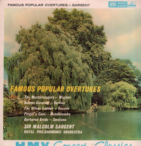 Sir Malcolm Sargent-Famous Popular Overtures Rpo-HMV-Vinyl LP