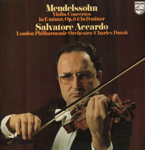 Mendelssohn-Violin Concertos Salvatore Accardo-9500 154-Vinyl LP