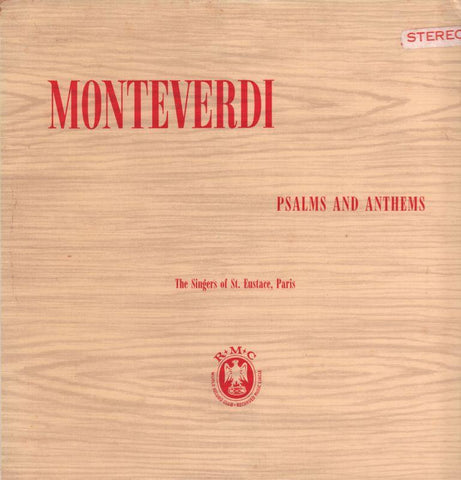 Monteverdi-Psalms And Athems The Singers Of St Eustace-RMC-Vinyl LP
