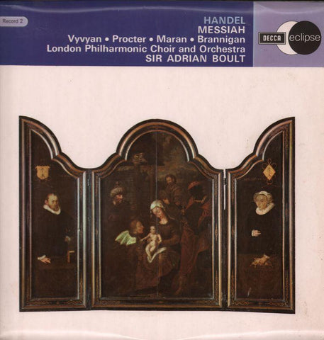 Handel-Messiah Sir Adrian Boult-Decca-Vinyl LP