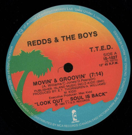 Redds & The Boys-Movin' & Groovin-MCA Records-12" Vinyl