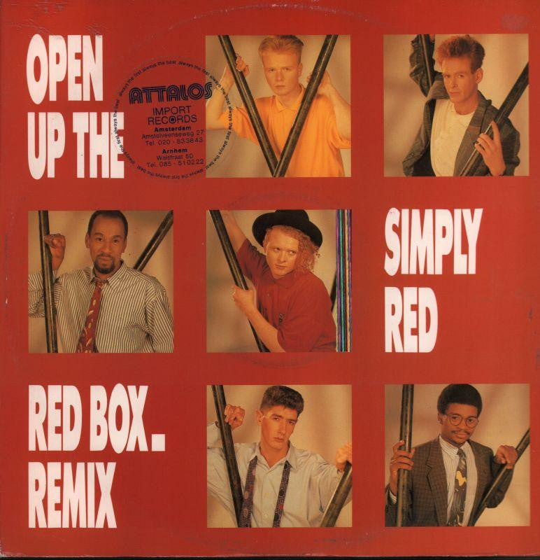 Simply Red-Open Up The Red Box. Remix-WEA Records-12" Vinyl P/S