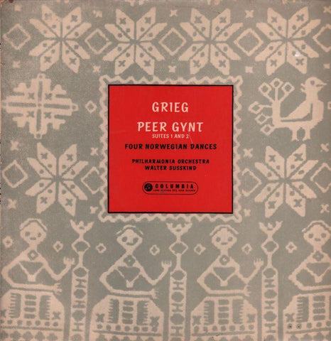 Grieg-Peer Gynt/Four Norwegian Dances Walter Susskind-Columbia-Vinyl LP