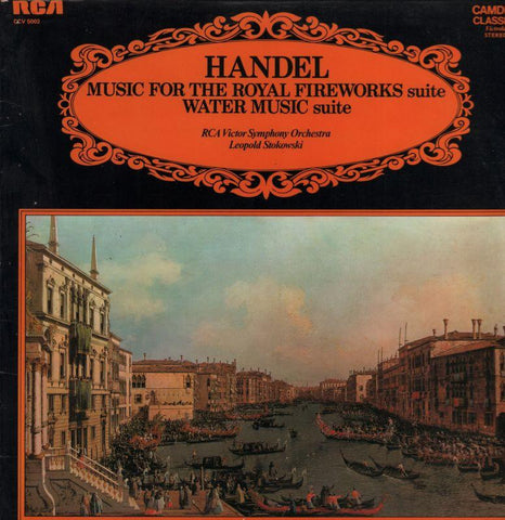 Handel-Music For The Royal Fireworks RCA Symphony/Stokowski-RCA-Vinyl LP